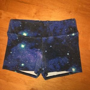 Victoria’s Secret galaxy yoga shorts